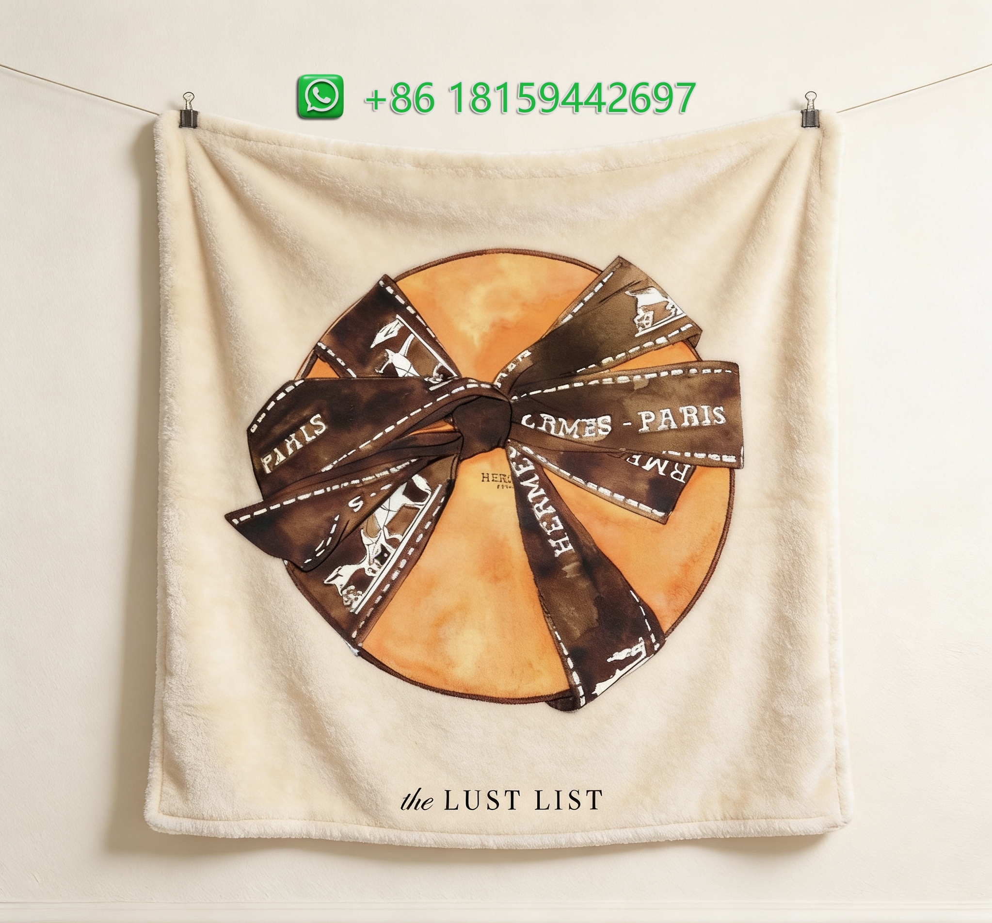 Hermes Throw Blankets
